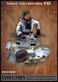 German Tank Commander, Winter