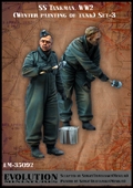 SS Tank Crew Painting Tank 2 figures