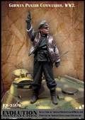 German Panzer Commander with Flare Pistol