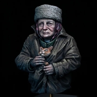 Resin cast fantasy bust.  Approximate size 70mm