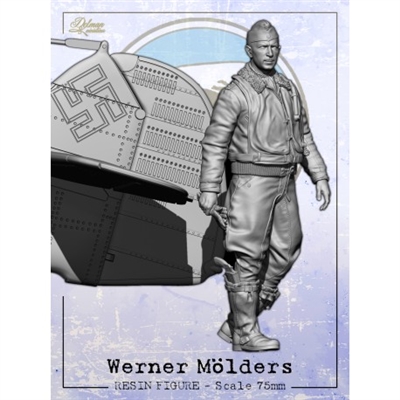 F75-23 W. Molders w/ tail, 75mm resin figure w/ tail, unpainted, requires assembly and cleaning