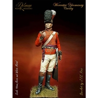 F90-3 W.Y. Cavalry, 90mm resin figure and white metal delicate pieces, unpainted, requires assembly and cleaning