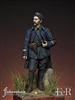 Lieutenant, French Chasseurs Alpins, Diables Bleus, 1918, 75mm full resin figure