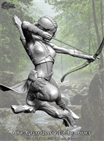 Resin cast fantasy full figure in 90mm