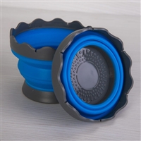 Collapsable rinse cup