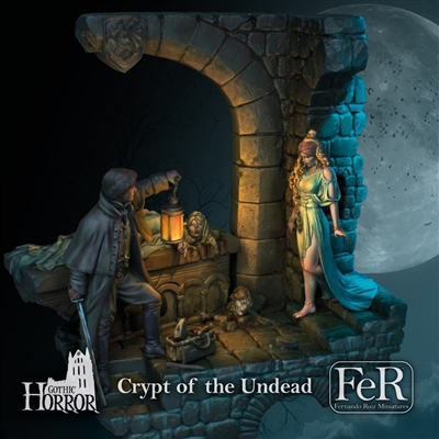 Resin cast fantasy diorama. Scale 75mm Total parts 21.