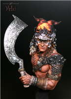 Resin bust in 1/10 scale