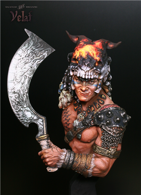 Resin bust in 1/10 scale