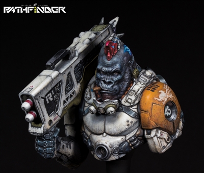 Resin bust in 1/10 scale