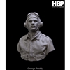 HBP-B2 George Preddy (HBP), 1/6 scale resin bust, unpainted, requires assembly and cleaning