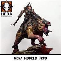 Resin cast fantasy mounted kit in 75mm