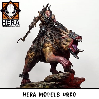 Resin cast fantasy mounted kit in 75mm