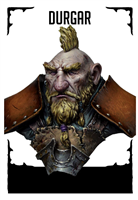 Resin cast fantasy bust