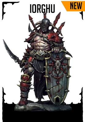 Resin cast fantasy full figure in 75mm