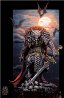 Resin cast fantasy full figure in 75mm