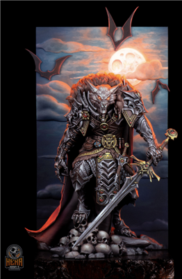 Resin cast fantasy full figure in 75mm
