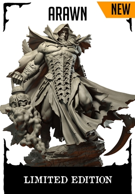 Resin cast fantasy full figure in 80mm. Includes alternate head