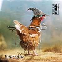 IA75D013 Henrietta, Scale 75 mm, High is 63 mm with the base, Project by Iga Walczewska Binczyk, Concept art by Stephen Gibson, Sculpture by Daniele Danko Angelozzi