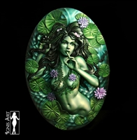 IAS009 Rusalka, 1/10 scale, Material by resin cast, Set includes 2 elements, Miniature is sold unassembled and unpainted, Bust has been released in limited number of 300 copies