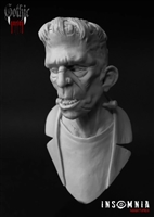 Resin cast Fantasy bust. 53 x30mm