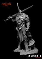 Fantasy full figure resin cast in 75mm