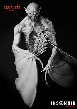 Resin cast fantasy bust. 60 x 70mm