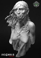Resin cast  fantasy bust. Height 63mm