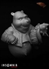 Resin cast fantasy figure. Approximately 67 x 69mm