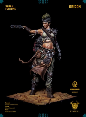 Sarah Fortune, 75mm Resin Full Figure Kit