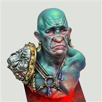 Resin cast fantasy bust.  Approximate size 65mm