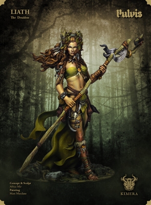 Liath, The Druidess, 75mm Resin Full Figure Kit