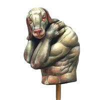 Resin cast fantasy bust. Approximate size