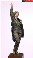 Resin full figure in 1/16 scale depicting Marilyn Monroe during her USO tour in Korea, 1954
