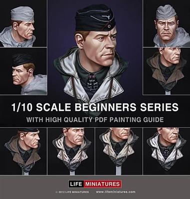 BEGINNERS SERIES No.1 - WW2 German Panzer Commander, 1/10 scale bust