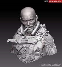 LM-FUB008 Scavenger, 1/10 scale resin bust, sculpted by Sang Eon Lee