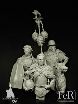 The Last Stand Alesia, 52 BC, 1/12 scale, 31 resin parts