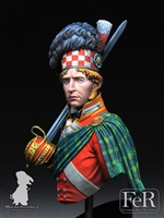 92nd Regiment of Foot, Gordon Highlanders Waterloo, 1815, 1/10 scale bust