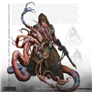Resin cast fantasy full figure with base. 1/24 scale