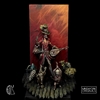 Fantasy full figure resin cast in 75mm. Total height 85mm