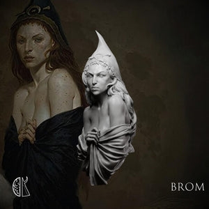 Fantasy bust in 1/12 scale. Based on the art of Gerald Brom