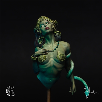 Resin bust in 75mm