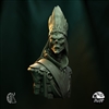 Resin cast fantasy bust in 1/12 scale