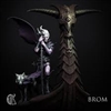 MWG2 BROM Black Sword Display Edition - LIMITED EDITION, Display edition contains all the sceneâ€™s parts from the original artwork, the pow with the towering column, the large plank below, and the menacing wolf companion