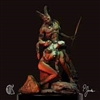 MWG8 Patrick J Jones, Valley of the Serpent, Art	Patrick J Jones, Limited Edition 600 Numbered Copies, Sculptor Victor Aguilar, Scale 75 mm, Box Art Alessandro Marinone, Material High-quality resin casted by Mindwork Games