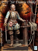 P-32 Sir Francis Drake, 75mm full figure, 28 white metal pieces, sculpted by Angel Terol, box art by Alexandre Cortina Bonastre