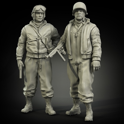 PanzerArt US Army tanker in winter clothes set