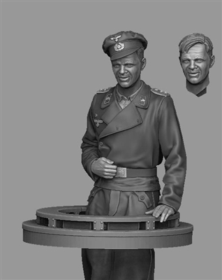 PA35-119 StuG Commander, 1/35 scale resin figure