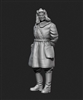 PA35-128 Soviet tank officer in Sheepskin coat No1 1/35 scale resin figure