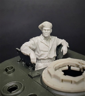 PA35-167 British Tank Loader Jerkin Jacket, 1/35 scale resin figure