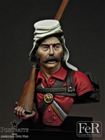 1st Minnesota, the Lincoln Guards First Mannassas, 1861, 1/16 scale bust. Resin